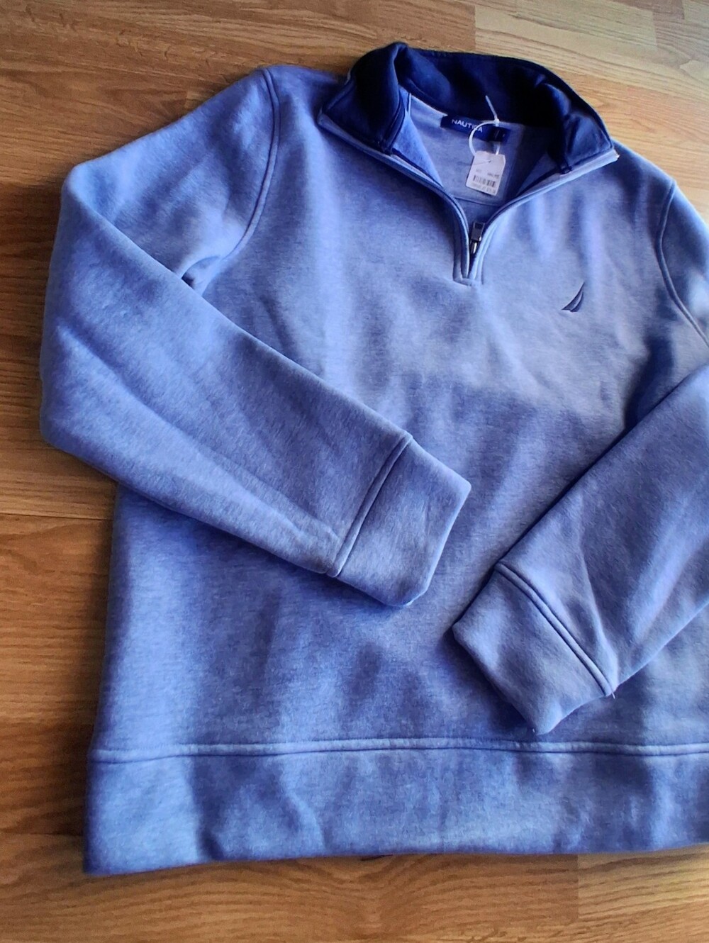 NWT mens Nautical Swearshirt, blue, MSRP $79.50